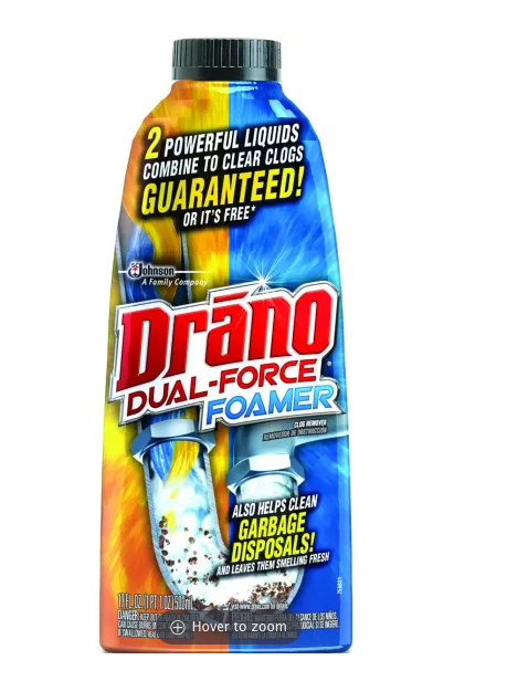 Drano  Foamer Clog Remover, Liquid, Clear, Functional, 17 Ounce Bottle