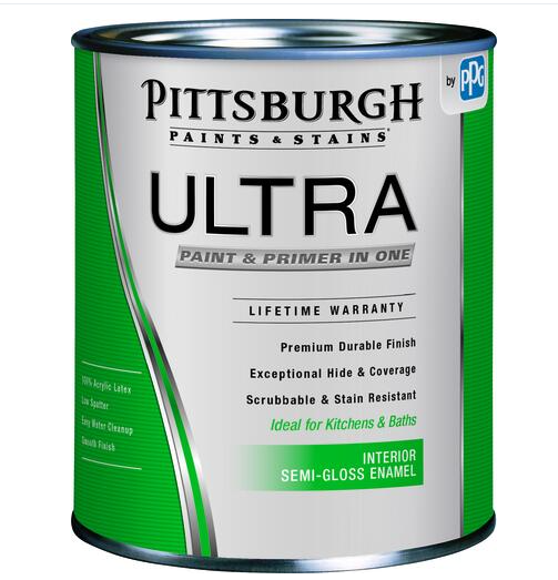 Pittsburgh Paints Ultra Interior Semi-Gloss  Paint & Primer Pastel Base - 1 qt