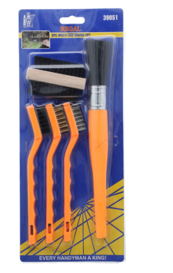 Regal Tools 5-Piece Brush Set Blue