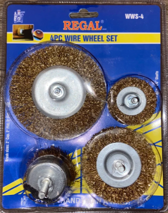 Regal 4 pcs wire wheel set