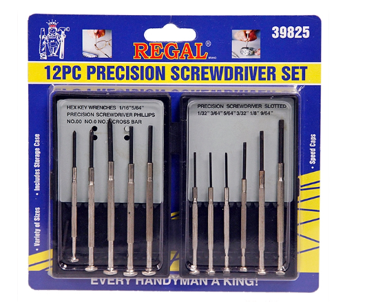 Regal Precision Screwdriver Set 12-Piece