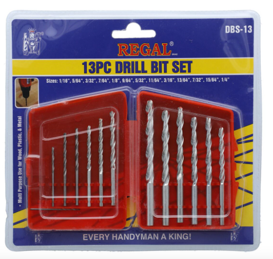 Regal 13-Piece Drill Bit Set