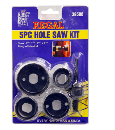 Regal Hole Saw Kit 5-Piece