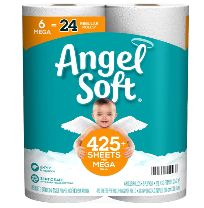 Angel Soft 6 Mega Rolls