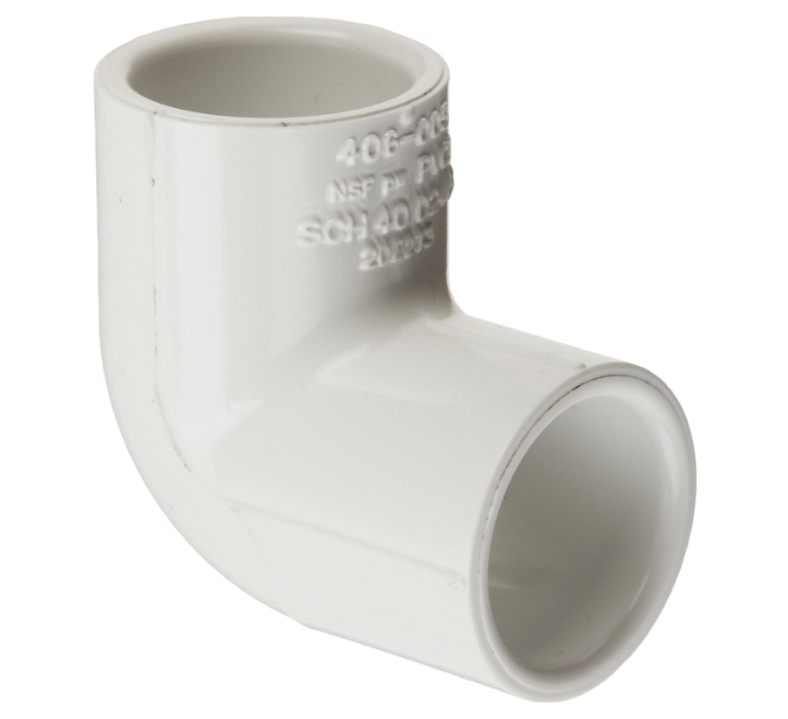 1 inch. PVC 90 Elbow pipe