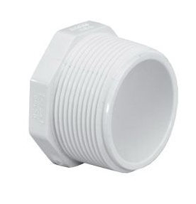 1/2 pvc Pipe plug  fittings