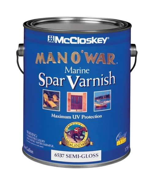 Man O' War 1 Gallon Semi-Gloss Spar Varnish