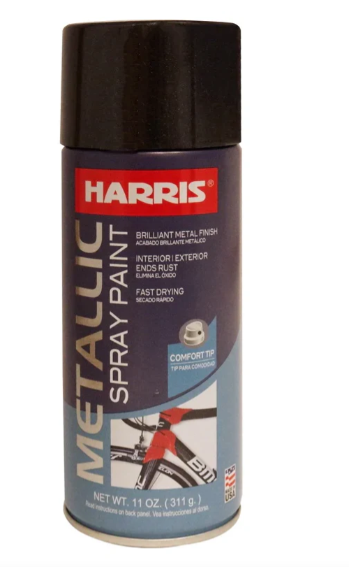 Harris 11 oz. Metallic Black spray paint