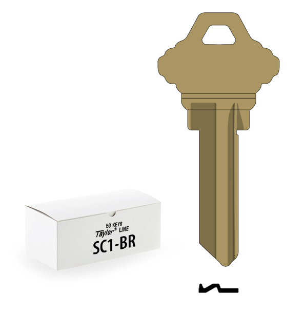 SC1 key blank