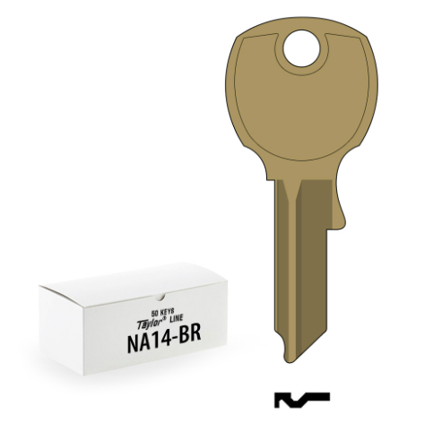 NA14 key blank