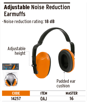 Safety ear muffs (14257)