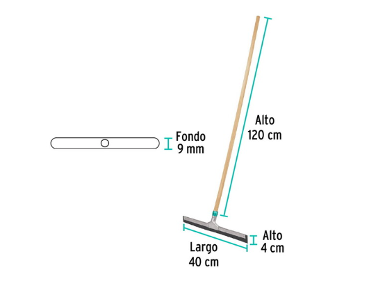 Pretul 4ft. Floor squeegee (57018)