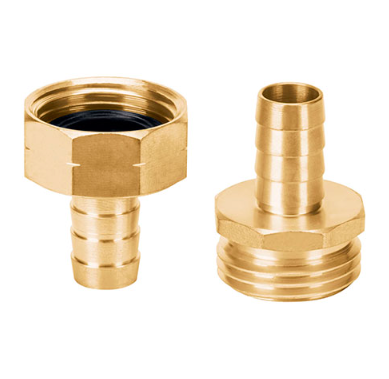 1/2" Male/Female Brass plastic hose connector (12704)