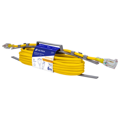 26 ft. Yellow Reinforced Grounded Ext. cord (48067)