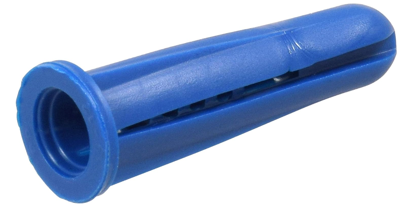 Anchor 1/4x1 plastic blue