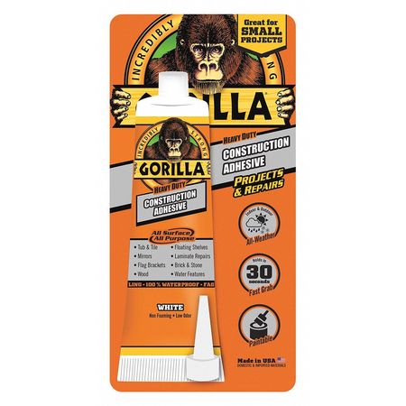 Gorilla Construction Adhesive 2.5 fl.oz.052427802002