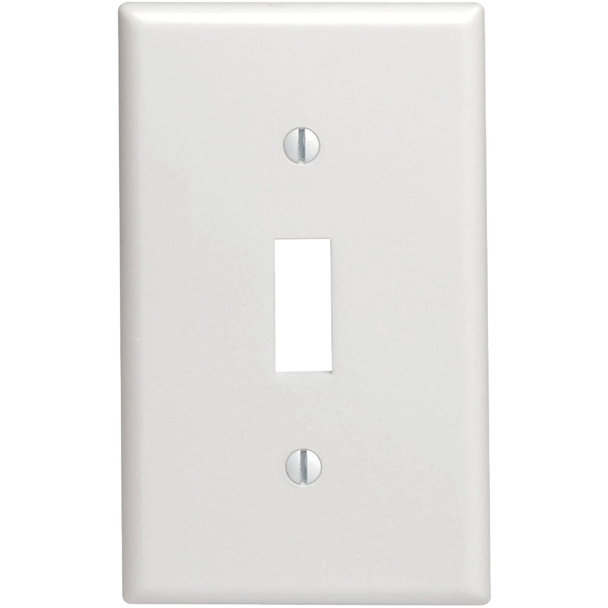 1-Gang Toggle Wall Plate, White