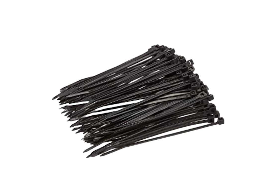 6in. Cable Zip Ties Nylon Self Locking (25 Pcs)