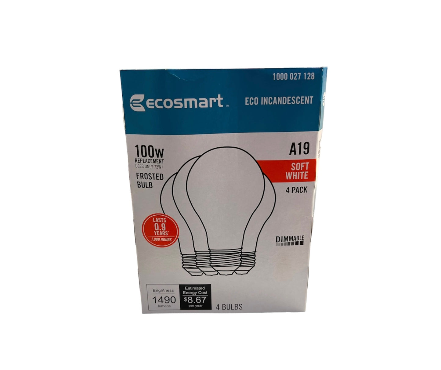 Frosted Bulb 100w Soft White (4 Pack)