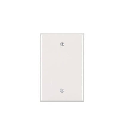 1-Gang Midway Blank Nylon Wall Plate White