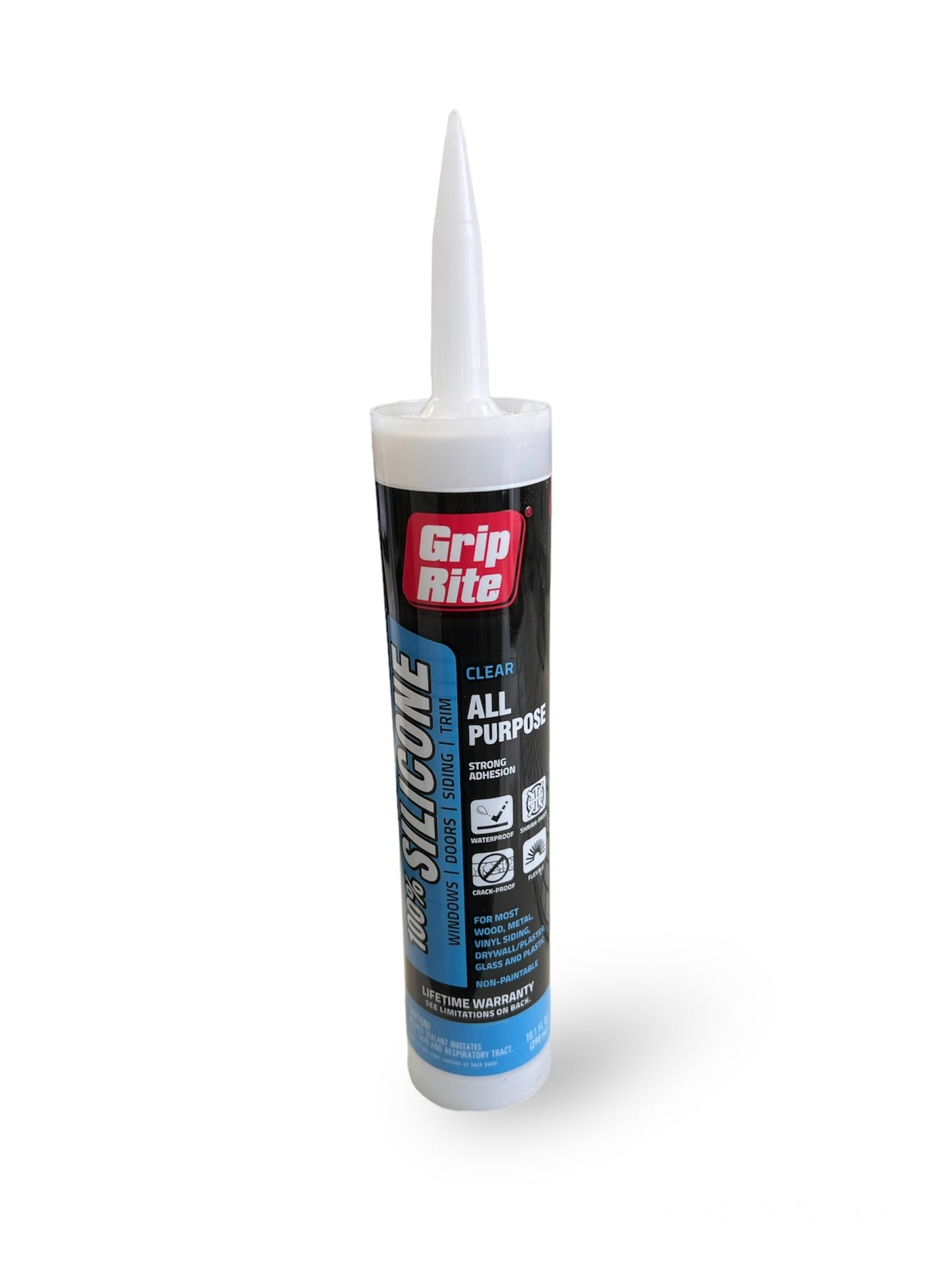 Grip Rite All Purpose Silicone Caulk Clear