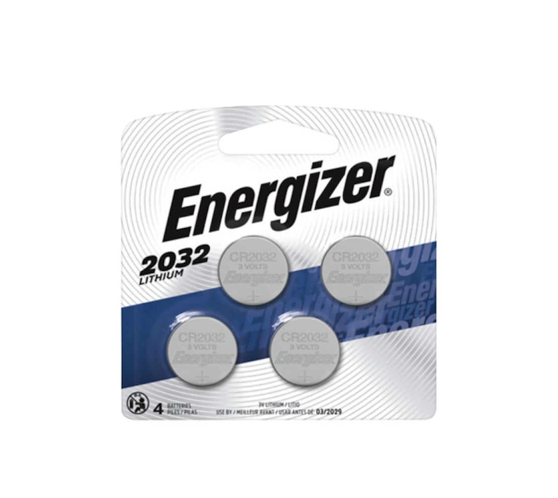 Energizer 2032 Coin Batteries (4-Pack)