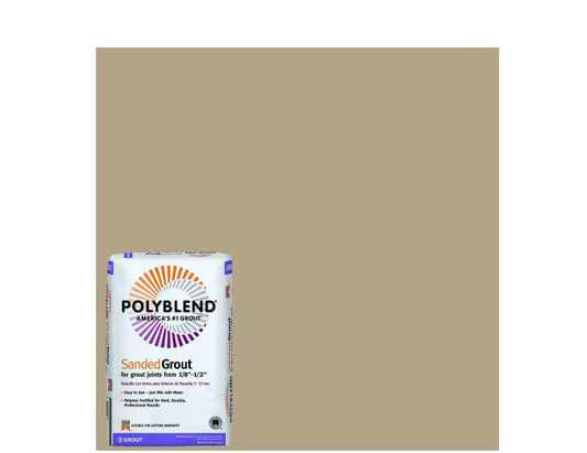 Polyblend #380 Haystack 25 lb. Sanded Grout