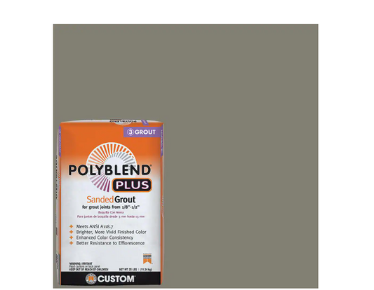 Polyblend Plus #09 Natural Gray 25 lb. Sanded Grout