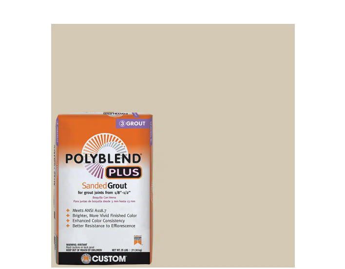 Polyblend Plus #382 Bone 25 lb. Sanded Grout