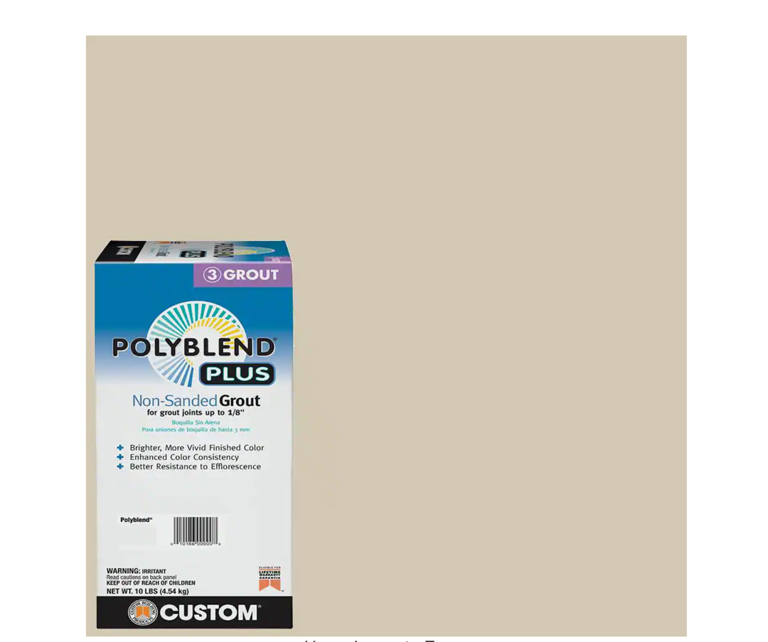 Polyblend Plus #382 Bone 10 lb. Non-Sanded Grout