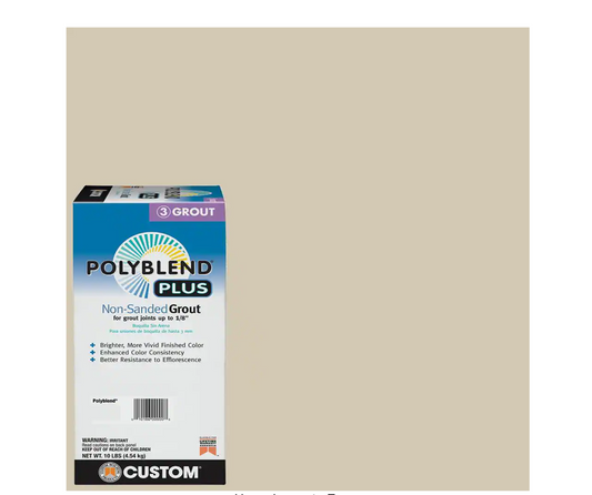 Polyblend Plus #382 Bone 10 lb. Non-Sanded Grout