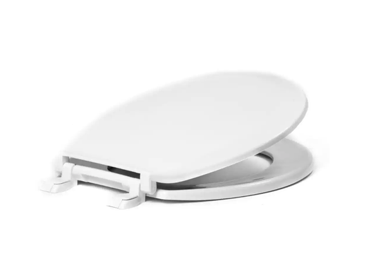 Round Closed Front Toilet Seat White