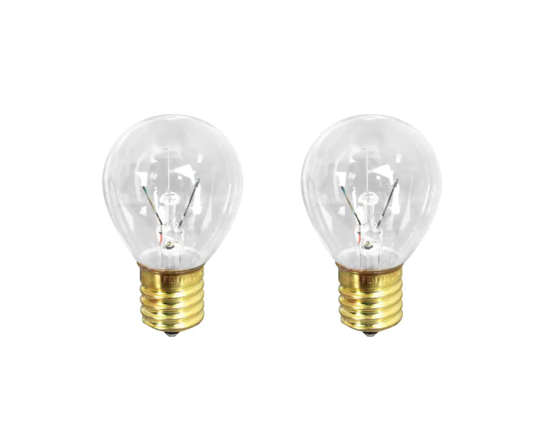 25-Watt Soft White (2700K) S11 Intermediate E17 Base Dimmable Incandescent Light Bulb (2-Pack)