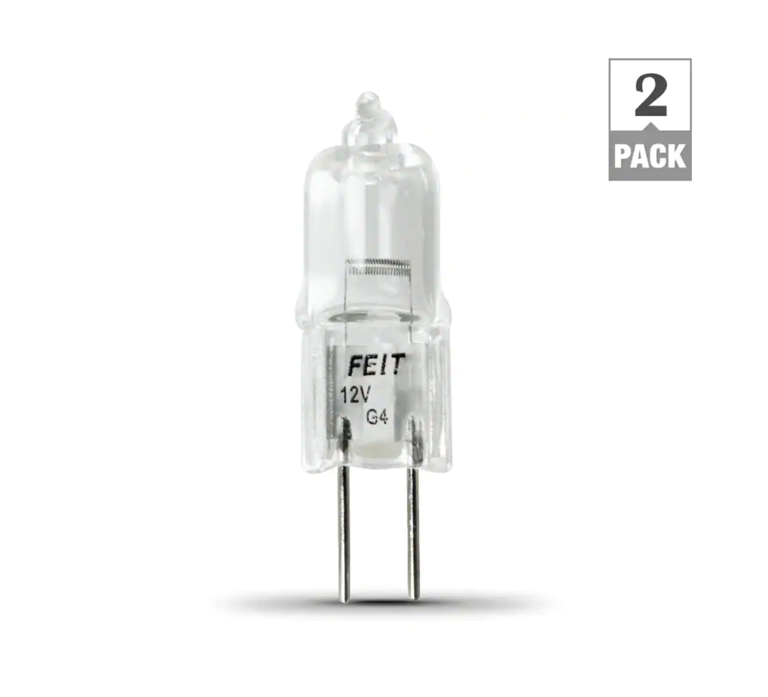 10-Watt (2800K) T3 G4 Bi-Pin 12V  Landscape Garden  Light Bulb (2-Pack)