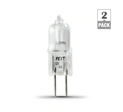 10-Watt (2800K) T3 G4 Bi-Pin 12V  Landscape Garden  Light Bulb (2-Pack)