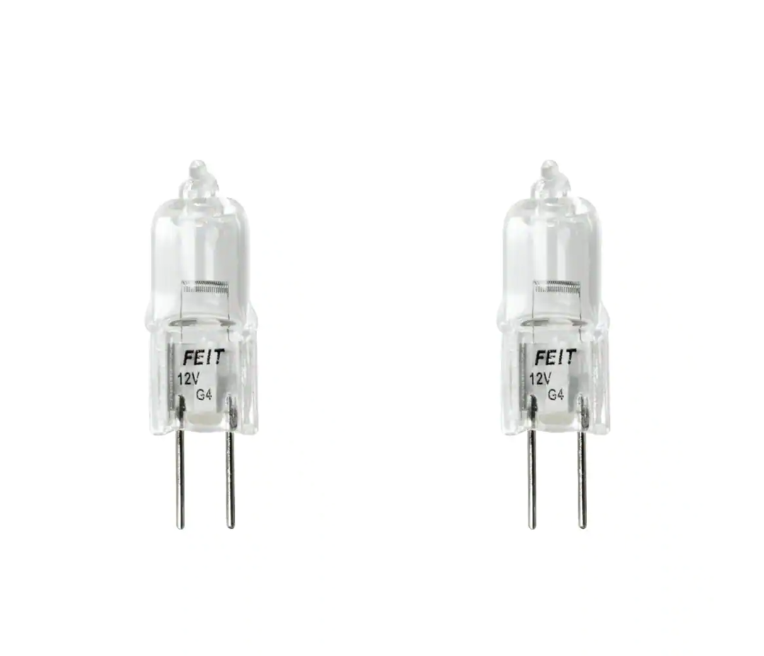 20-Watt Bright White T3 G4 Bi-Pin Base Dimmable Light Bulb (2-Pack)