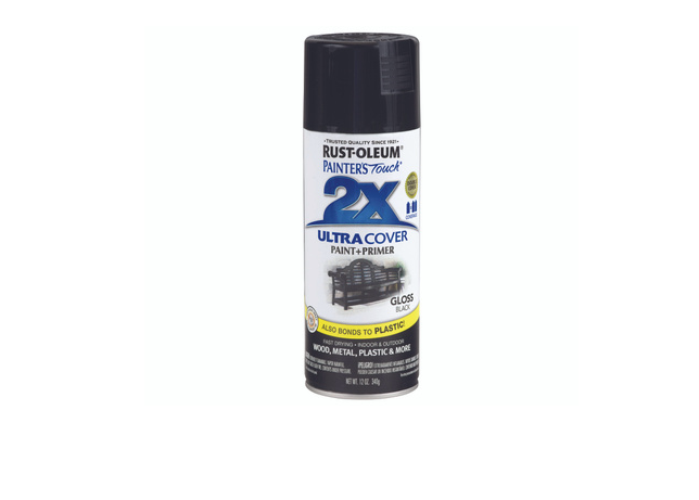 Rustoleum 12oz Gloss Black Painters Touch 2x