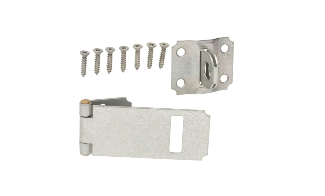 3-1/2in Gal Adjustable Staples Safety Hasp