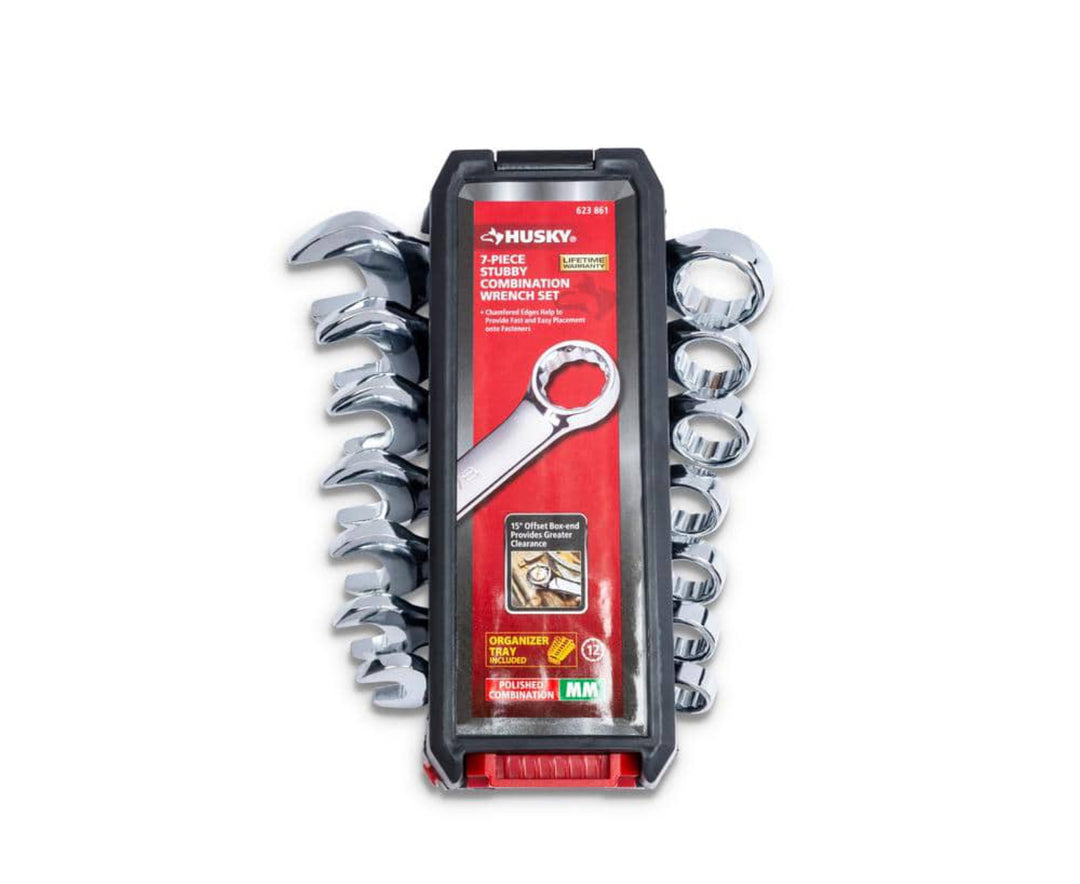 Stubby MM Combination Wrench Set (7-Piece)