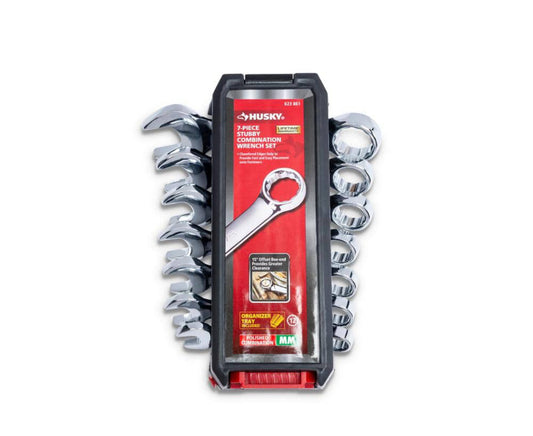 Stubby MM Combination Wrench Set (7-Piece)