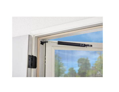 Standard-Duty Black Pneumatic Door Closer