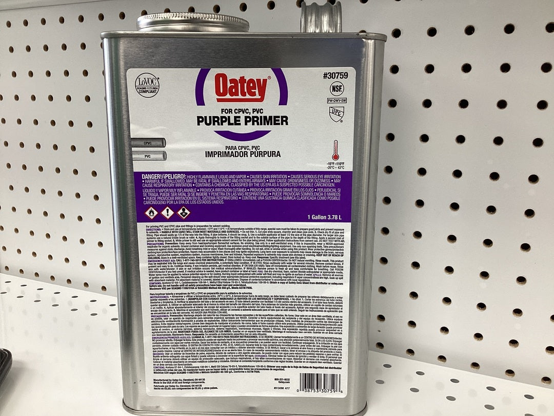 Oatey 1gal Purple Primer