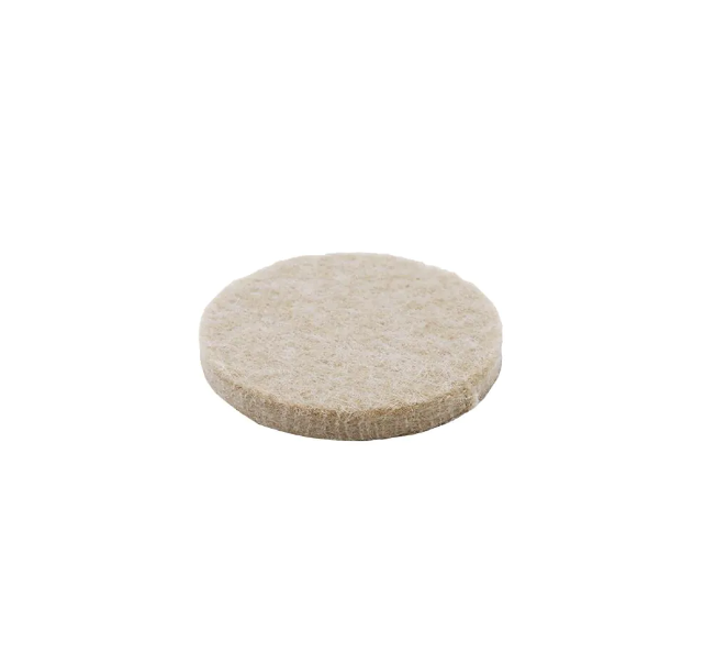 1-1/2 in. Beige Self- Adhesive Heavy-Duty Felt Pads (24-Pack)