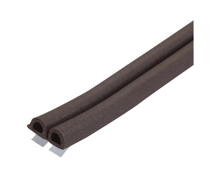 Premium 23/64 in. x 17 ft. Brown Weatherstrip for Medium Gaps