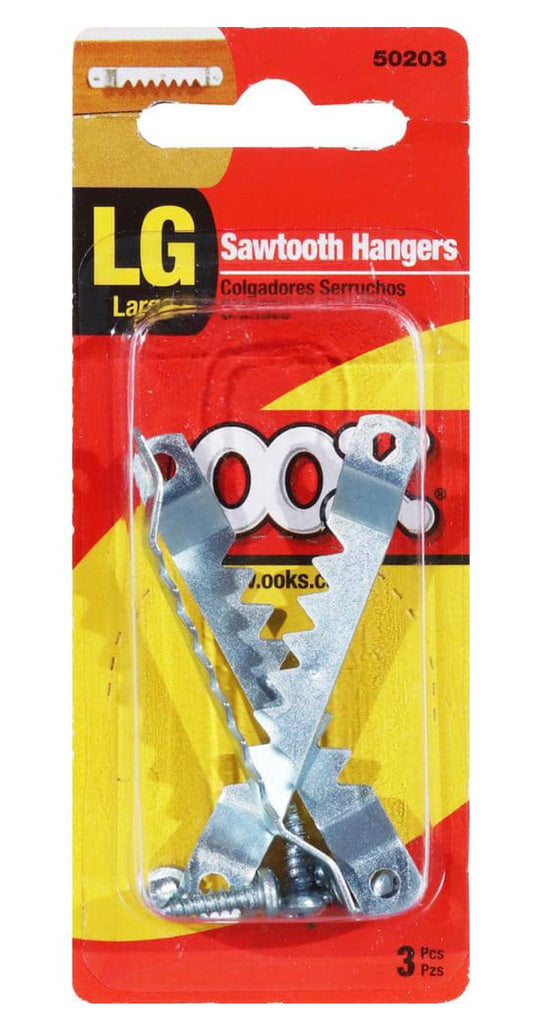 Ook Sawtooth Hanher Lrg 3pcs