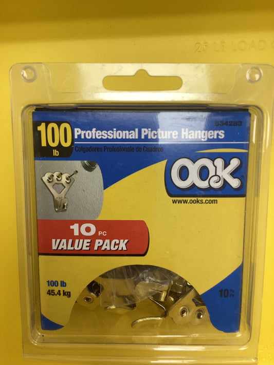 Ook 10pck 100lb Pro Pic Hanger