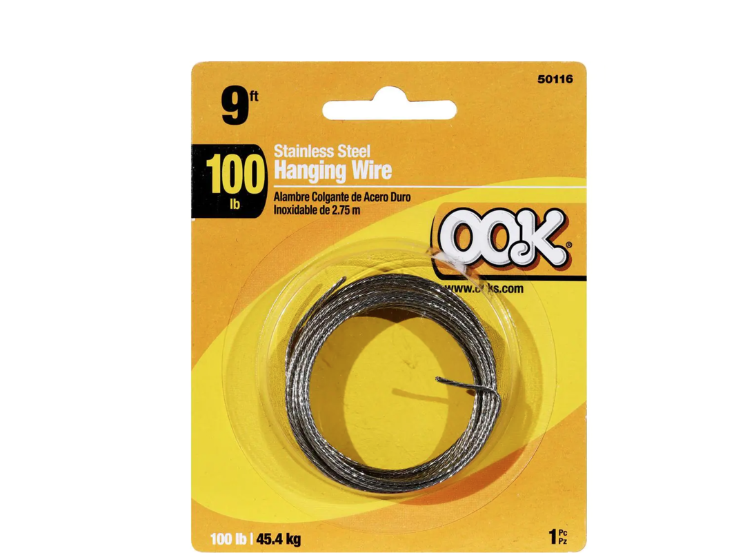 OOK 9 ft. 100 lb. Stainless Steel Hanging Wire