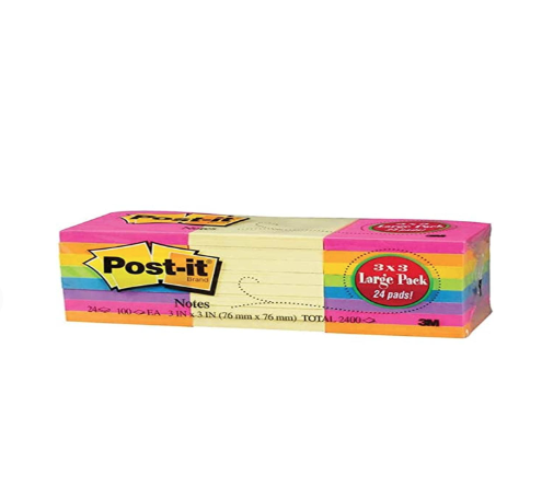 3-in Post-IT Notes Large 2400 Count