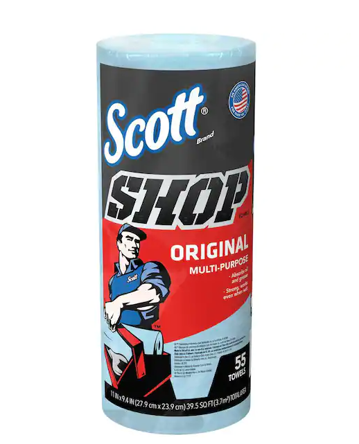 Scott Cleaning Wipes 55 Bl Rll