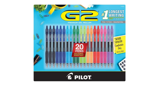 Pilot G2 20 Rectangle Pens